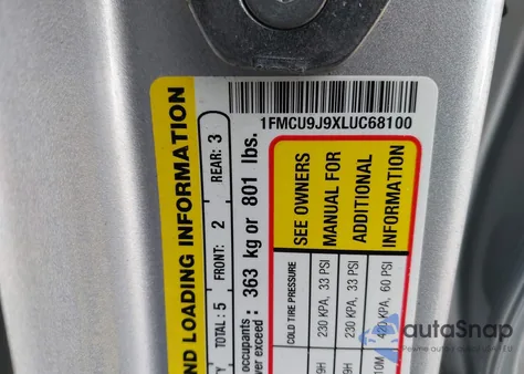 2020 Ford Escape Titanium из США, поврежденный, VIN 1FMCU9J9XLUC68100